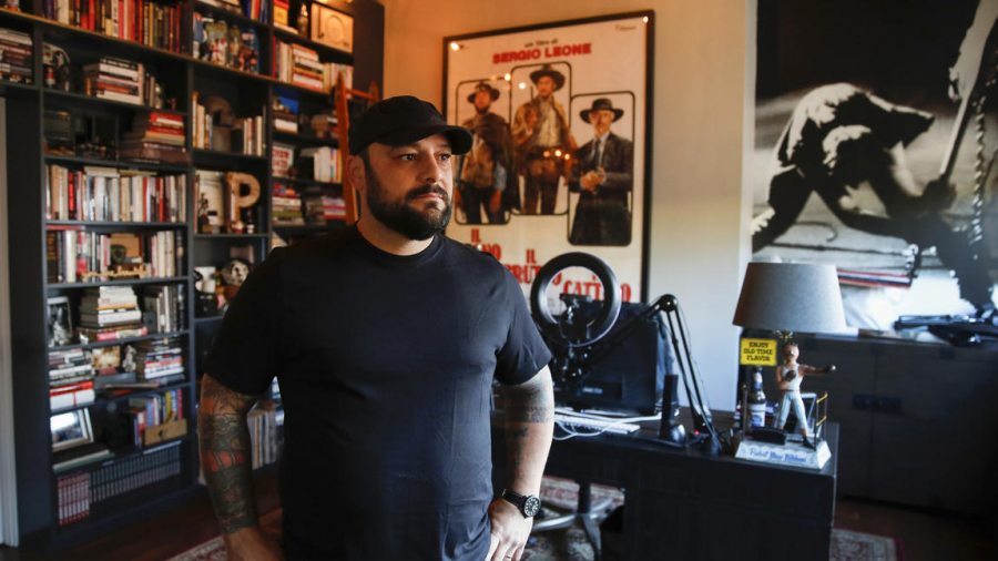 Christian Picciolini at his home